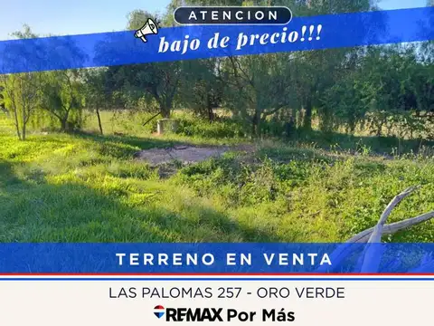 Terreno en Venta en Oro Verde, Paraná