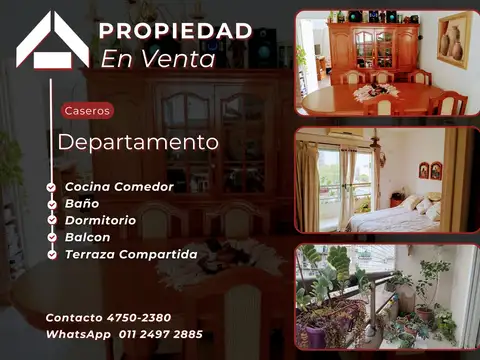 Departamento en venta en Caseros