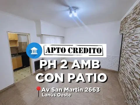 VENTA PH 2AM PB FONDO LANUS O APTO CREDITO