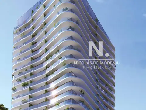 Departamento de 1 dormitorio en piso alto con vista a Brava Punta del Este