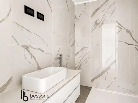 Departamento 2 ambientes con 2 baños