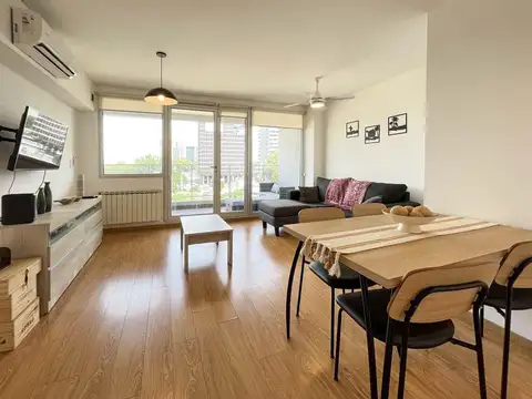 Departamento amoblado con cochera en alquiler en puerto norte