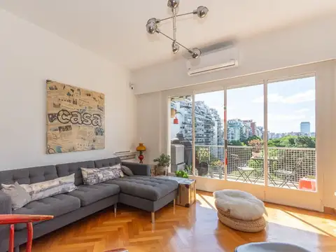Departamento Alquiler 3 amb con balcon Botanico