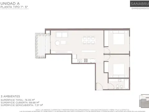 Departamento en Venta en Monte Castro, USD 184.000