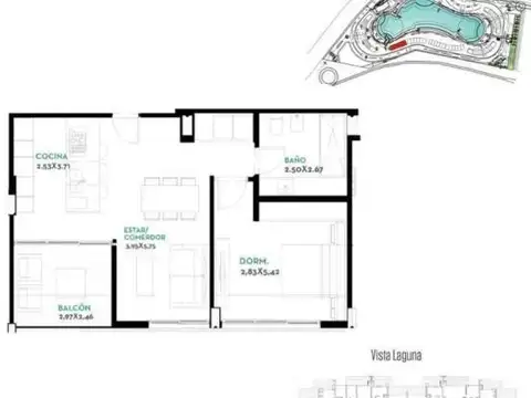 Departamento en Venta de 2 dormitorios