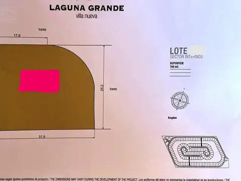 Terreno en Venta de 760,0 m2