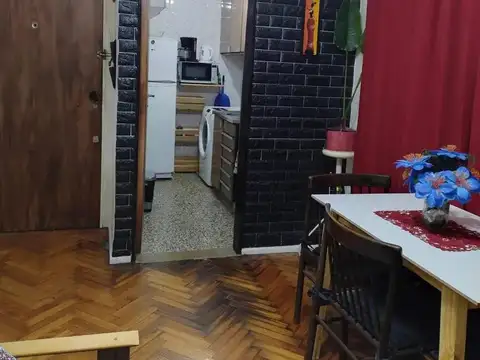 Departamento 2 ambientes con 1 baño