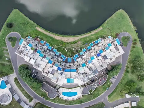 Departamento de 2 dormitorios con pileta vista al lago 