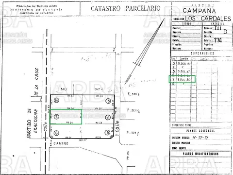 Terreno comercial en Altos de Los Cardales