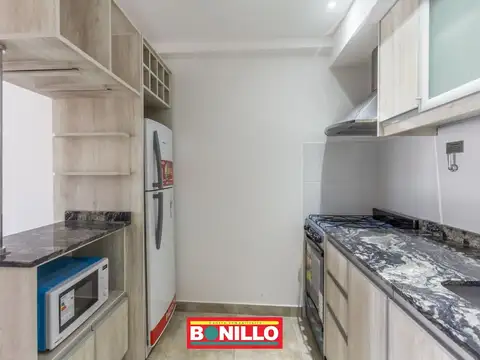 Departamento 2 ambientes con 2 baños