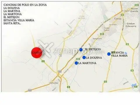 Excelente campo en Venta en Las Heras sobre ruta 6