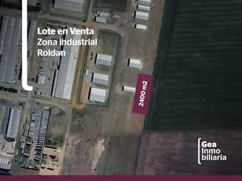 Lote  EN VENTA 2.440 m² - Zona Industrial Roldán