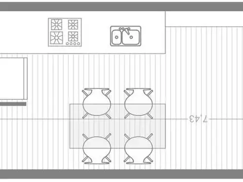 Departamento en Venta con 1 cochera