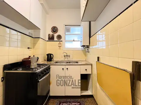Departamento 2 ambientes con 1 baño