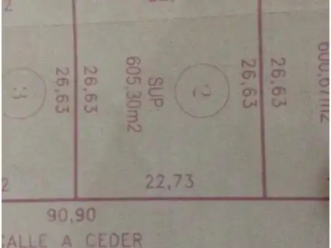 Terreno en Venta en Francisco Alvarez, USD 40.000