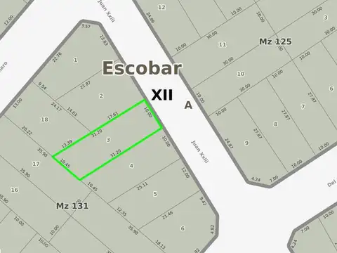 Terreno en Venta en Belen De Escobar, USD 47.000