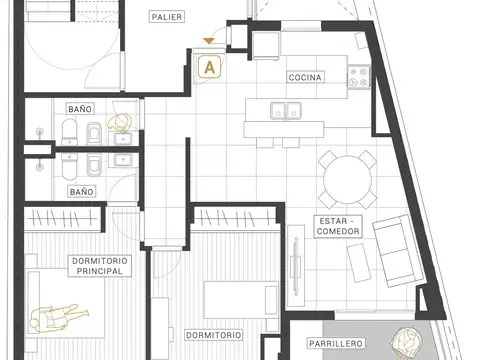 Departamento en Venta 1 año