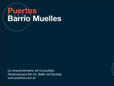 Terreno en Venta en Puertos - Muelles, Countries y Barrios Cerrados en Escobar