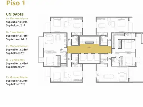 Departamento en Venta Apto profesional