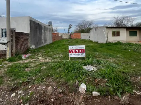 Terreno en Venta 10  mts Frente