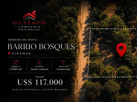 Lote en Venta en Barrio Bosques - Pinamar Norte | 1.106 m² 