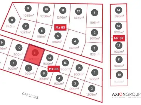 Calle 501 y 133 - LOTE 500