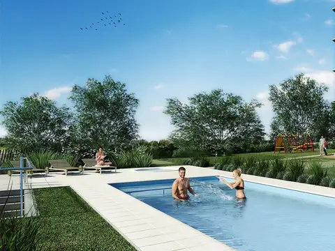 Departamento 2 ambientes con 2 baños