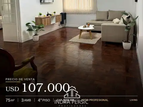Venta Departamento Plaza Mitre Mar del Plata 3 Ambientes