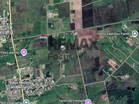 Venta de campo de 2,5 hectáreas próximo a Pando