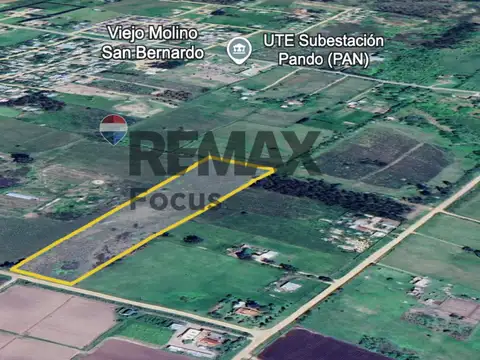 Venta de campo de 2,5 hectáreas próximo a Pando