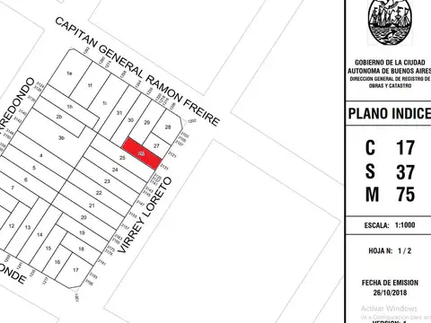 Terreno en venta en Colegiales