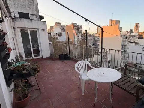 Departamento 3 ambientes luminoso Palermo/balcon aterrazado