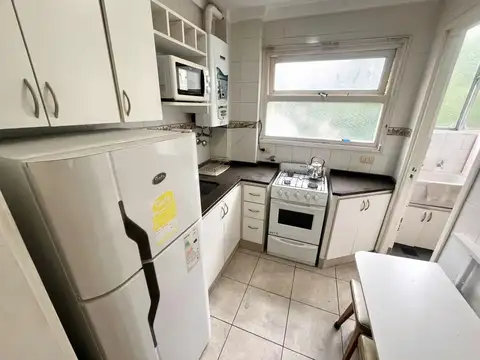 Departamento en alquiler temporario 3 ambientes para 6 con cochera - Plaza Colón