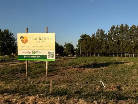 Terreno en Venta 17  mts Frente