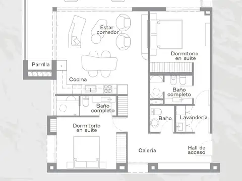 Residencia exclusiva de dos dormitorios - El Cauce, Mendoza
