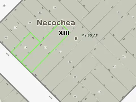 dos terrenos zona 123 y calle 50