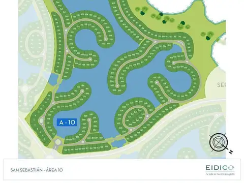 Lote perimetral interno en venta en San Sebastián, área 10