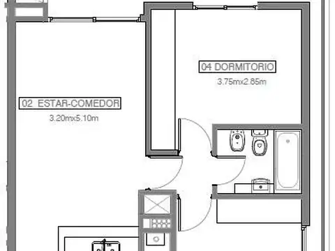 Departamento en Venta de 3 ambientes