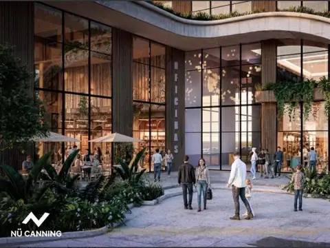 Vende departamento 2 ambientes con jardín propio en Nu Canning financiado de pozo