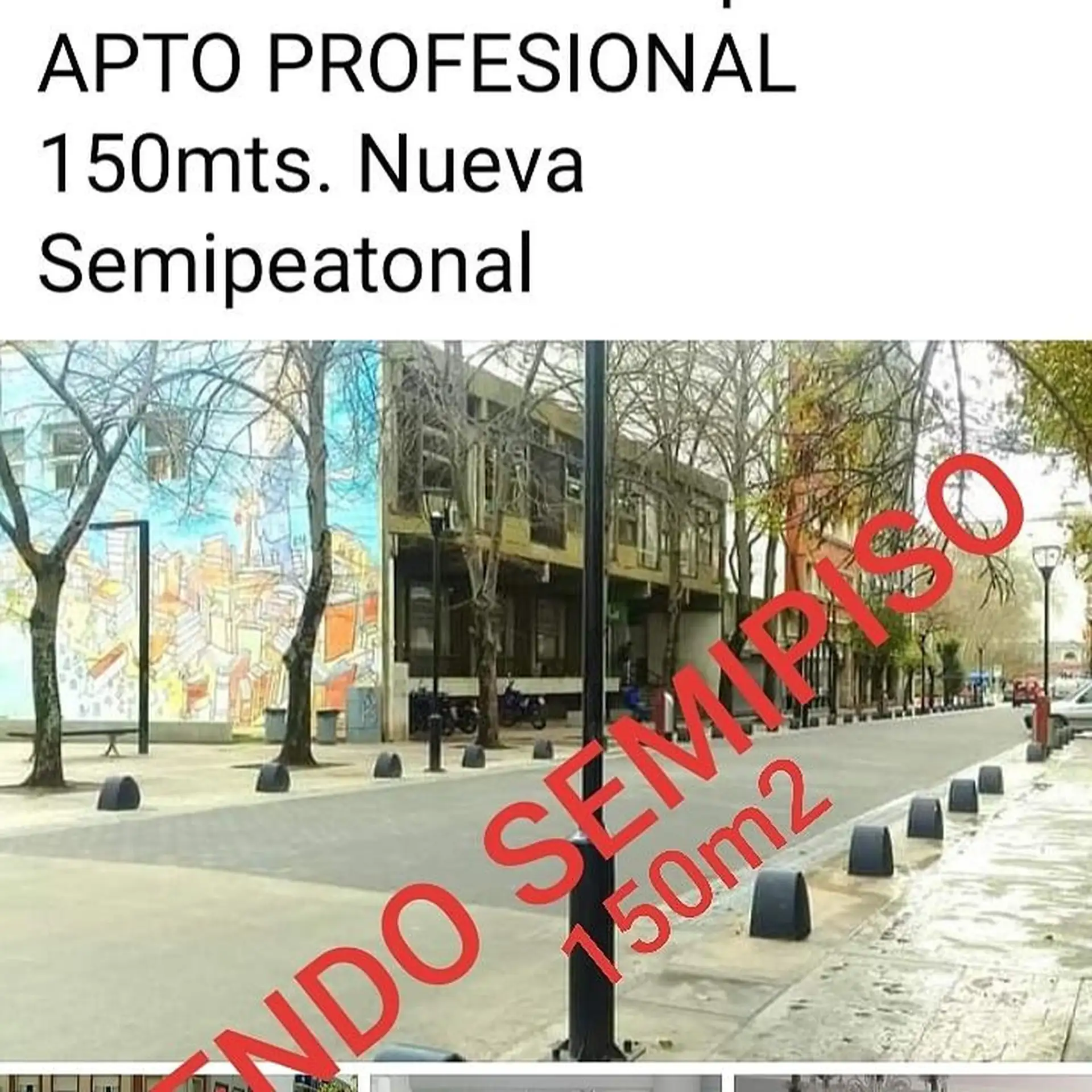 Departamento 5 amb, 150m² en Centro — Apto profesional