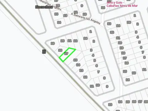 Terreno en venta - 381mts2 - Necochea