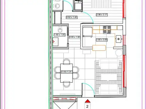 Departamento en Venta de 1 dormitorio