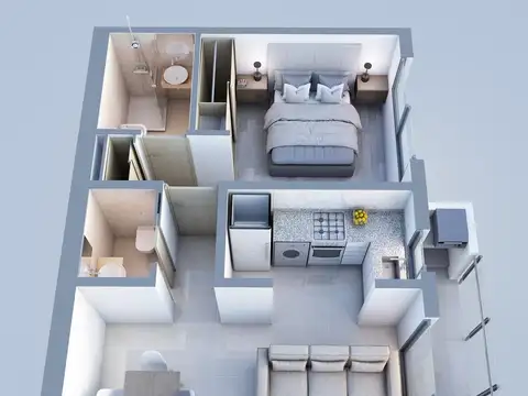 Departamento en Venta de 2 ambientes