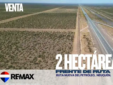 VENTA 2HAS FRENTE RUTA EN NUEVA RUTA DEL PETRÓLEO 