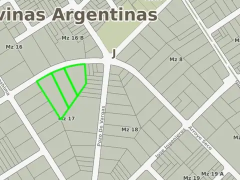 Terreno en Venta de 9529,0 m2