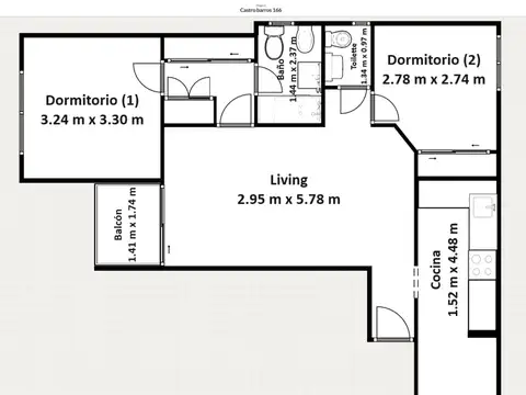 Departamento en Venta 33 años