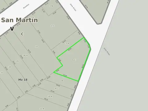 Terreno en Venta de 694,0 m2