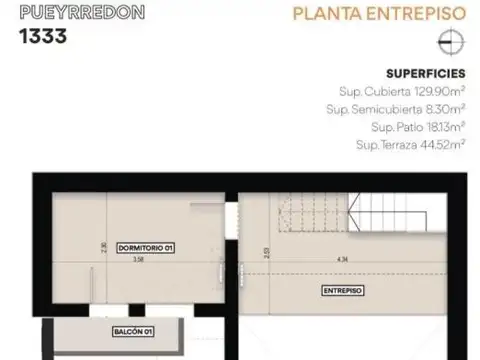 Casa 5 ambientes con 2 baños