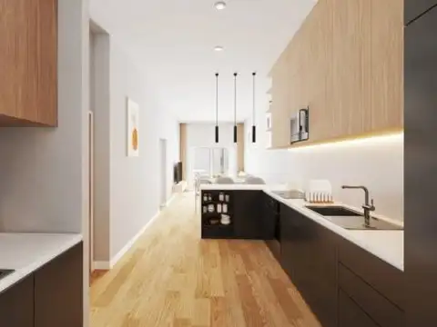 Departamento 2 ambientes con 1 baño