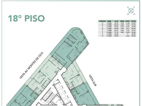 Venta Departamento 4 ambientes en Barracas a estrenar